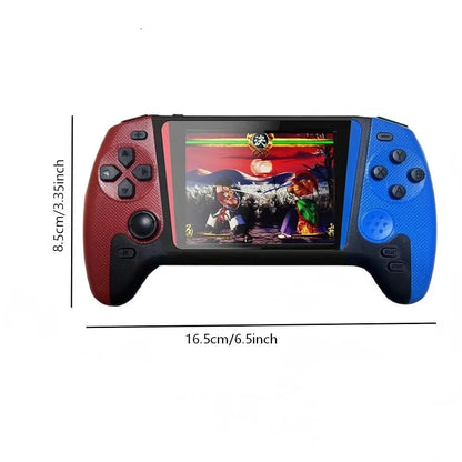 Portable Retro Handheld Gaming Console with 3.5-Inch Joystick, 500 Built-in Games, Wireless Controller, Rechargeable Battery, and TV Connectivity
